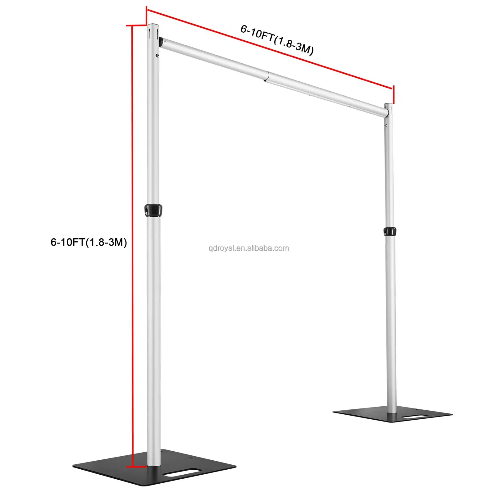 3x3 Meters Adjustable Flower Wall  Display Stand Wedding Backdrop Event Stage Portable Curtain Flower Wall Display Racks