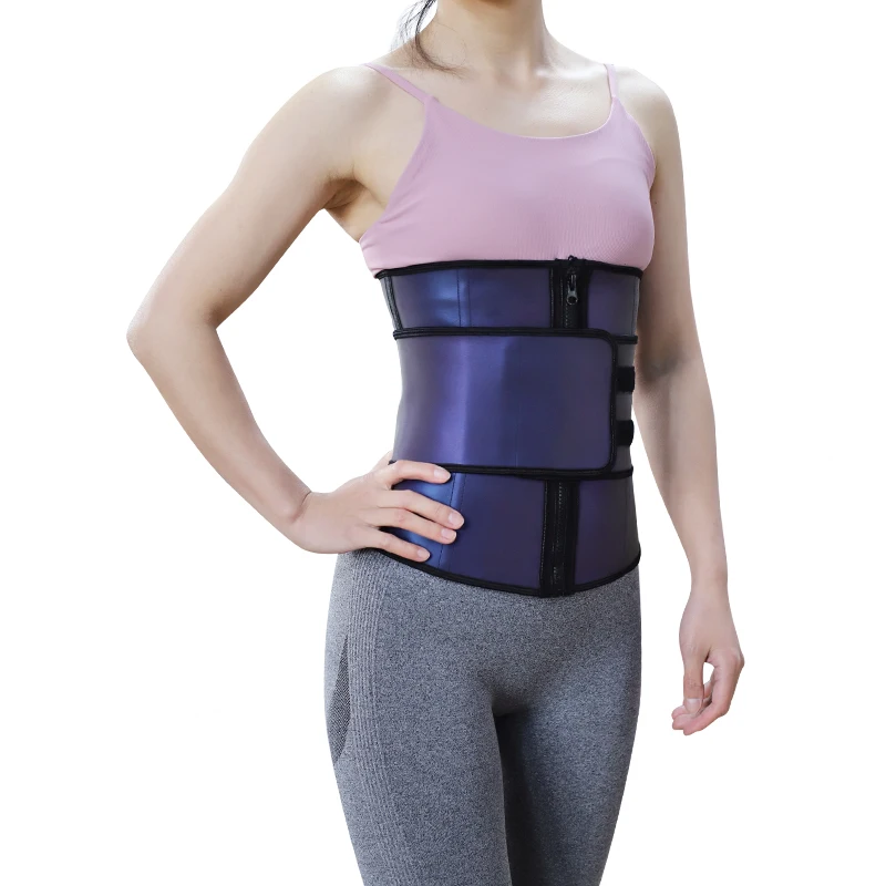 

2022 New Best-selling Compression Waist Trainer Sweat Shaping Waist Belt For Women's Fitness, Purple, or custom