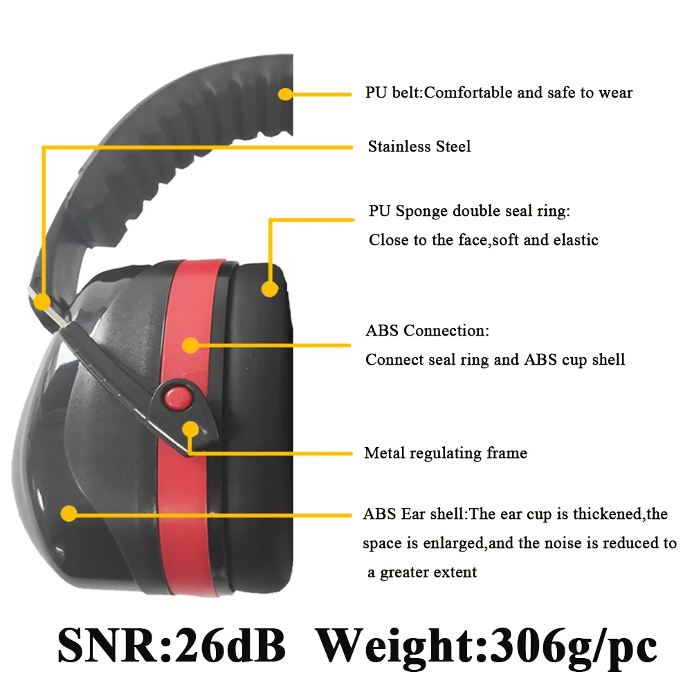 Top Sale Professional Working Protect Hearing Soundproof Noise Reduce