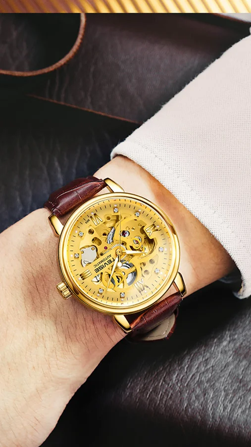 see through case back watch