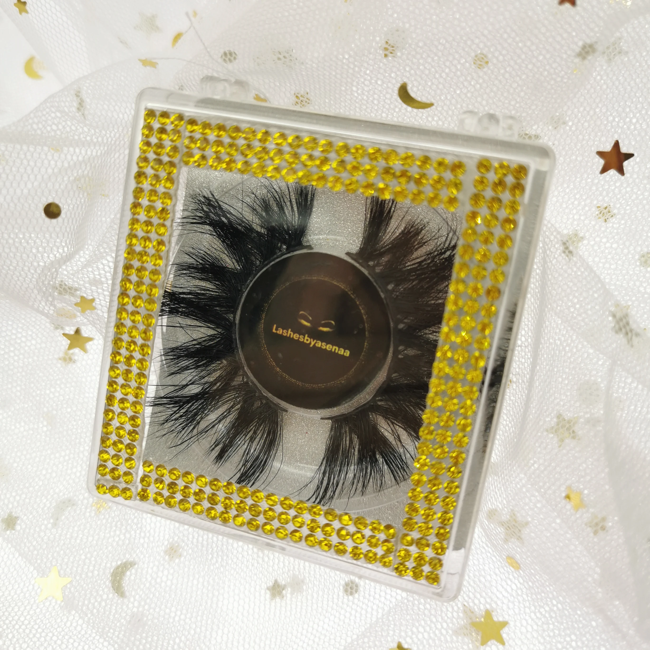

Hand Made Natural Long 25mm Mink Lashes Private Label B 3d Mink Eyelashes