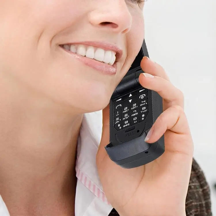 

Small flip mobile phone HOP6e keyboard phone