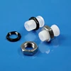 Standard 1/4-28UNF Female Thread Laboratory PP PTFE Bulkhead Fittings Plastic