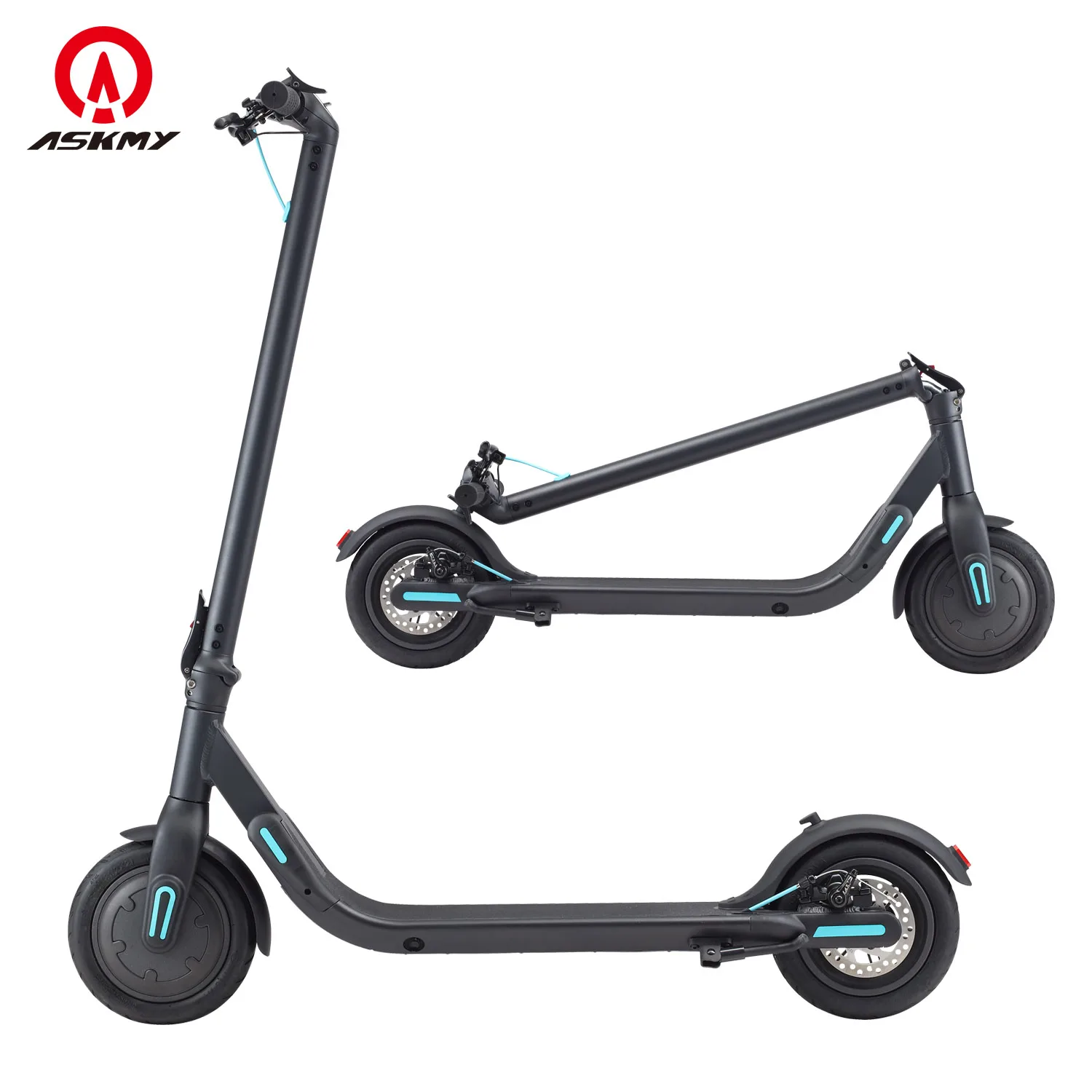 

ASKMY 36V 350W 25km/h portable small scoot e electric scooter bike 2 wheel powerful electric scooter