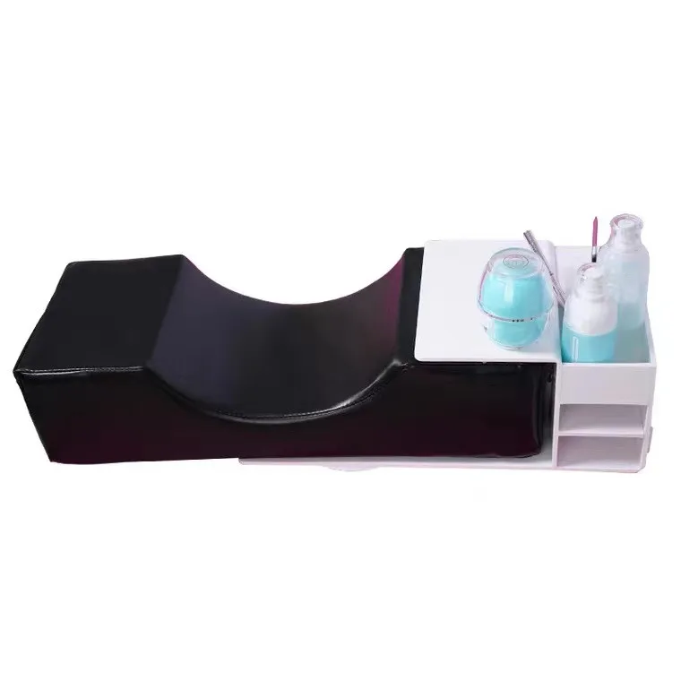 

Wholesale High quality acrylic pillow stand for lash extension/lash pillow stand with 2 layer, Black,white