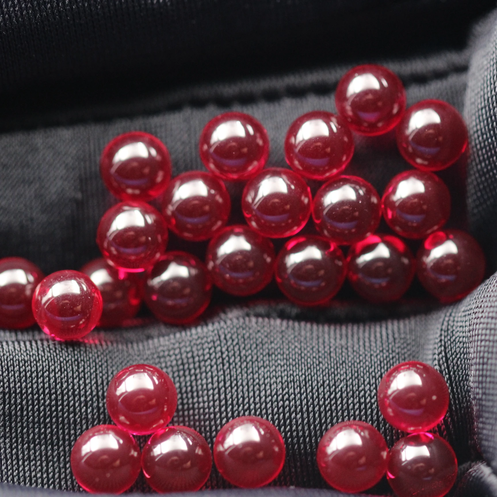 

Wholesale Corundum Gemstone Ruby Stone 5mm 6mm Corundum Round Beads 5# Synthetic Corundum Round Ball