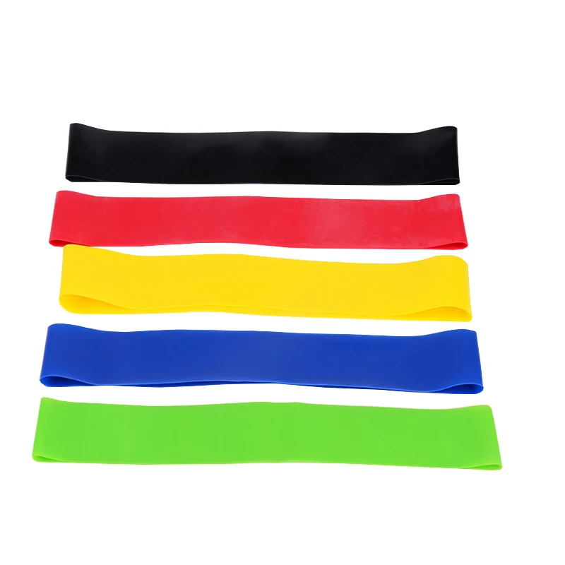 

Perform Better High Quality Booty Resistance Loop Latex Anti Slip Single Mini Band, Blue, black, green, red, yellow