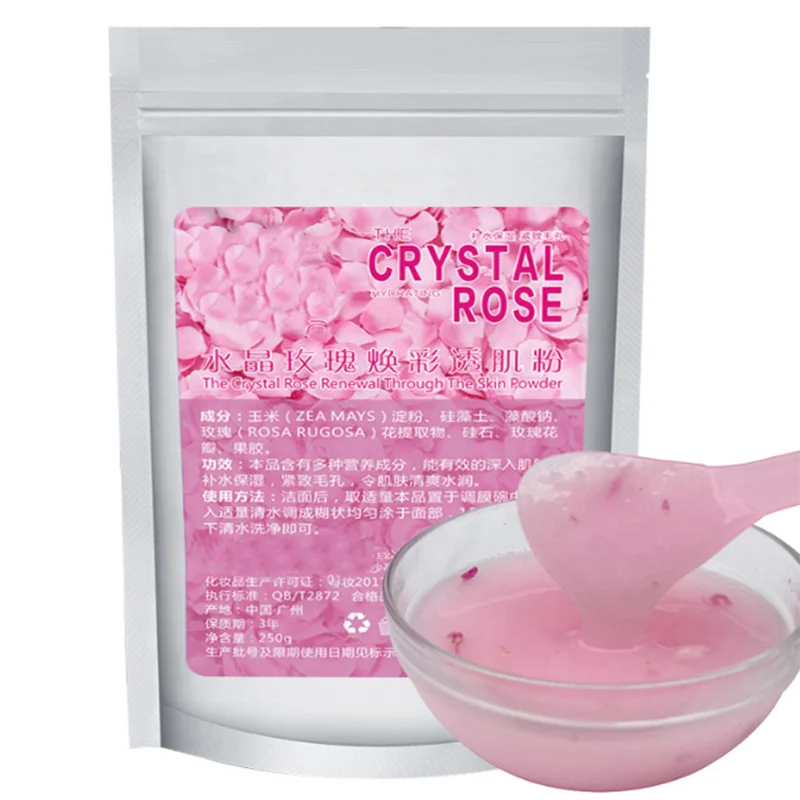 

Organic Moisturizing 1000g Rose Petal Soft Powder Skin Care Modeling Spa Hydro milk Chamomile Jelly Mask