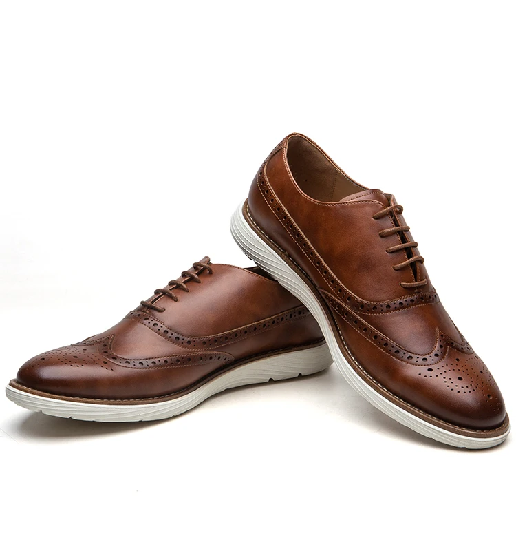 

Men's Sneakers Fashion Leather Casual Shoes Dress Sneaker Oxford Shoes