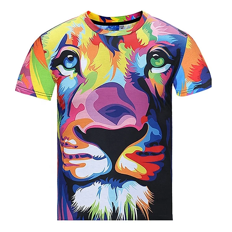 

oversized t shirt of 2021 new design custom full print colour line oversized t shirt for men, Customized color