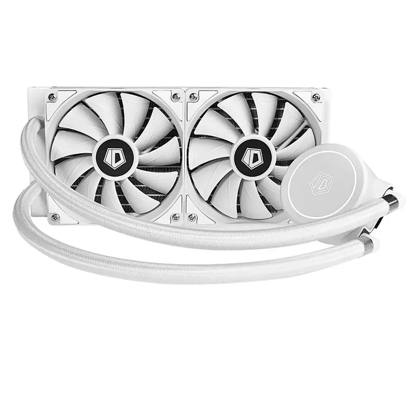 

ID-COOLING FROSTFLOW X 240 SNOW CPU Water Liquid Cooler White LED Lighting CPU Cooler for Intel 115X/2066 AMD