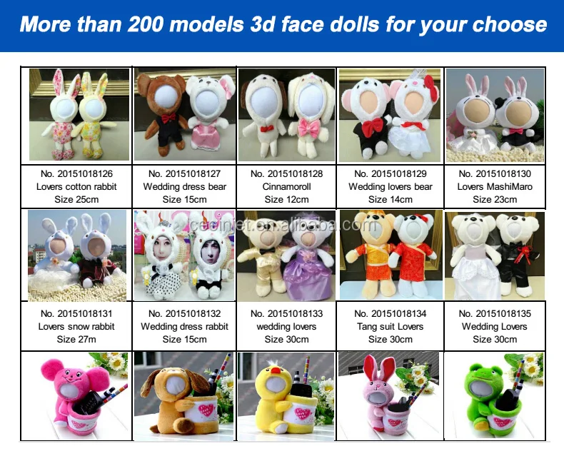 3d face doll making machine price