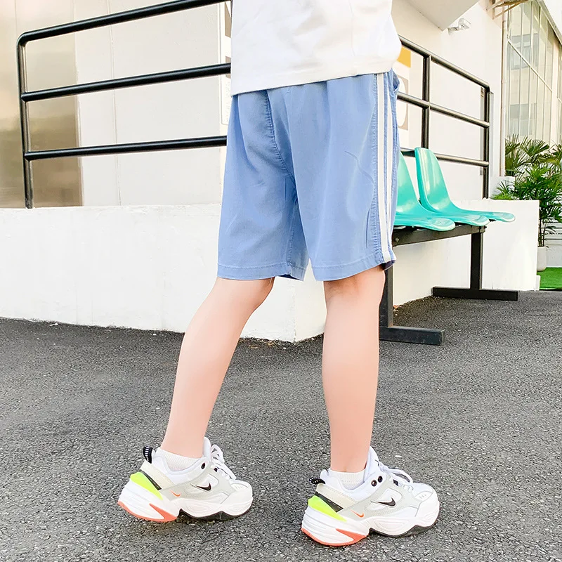 夏季超薄男孩短裤牛仔短裤内裤孩子沙滩短运动裤童装