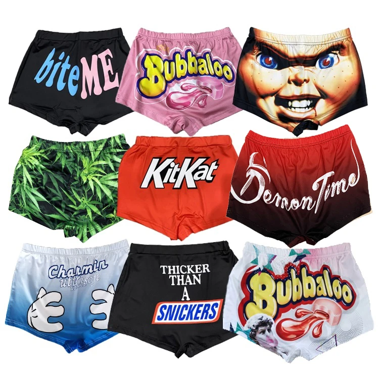 

2021 wholesale women't snack shorts candy short for women, Custom color