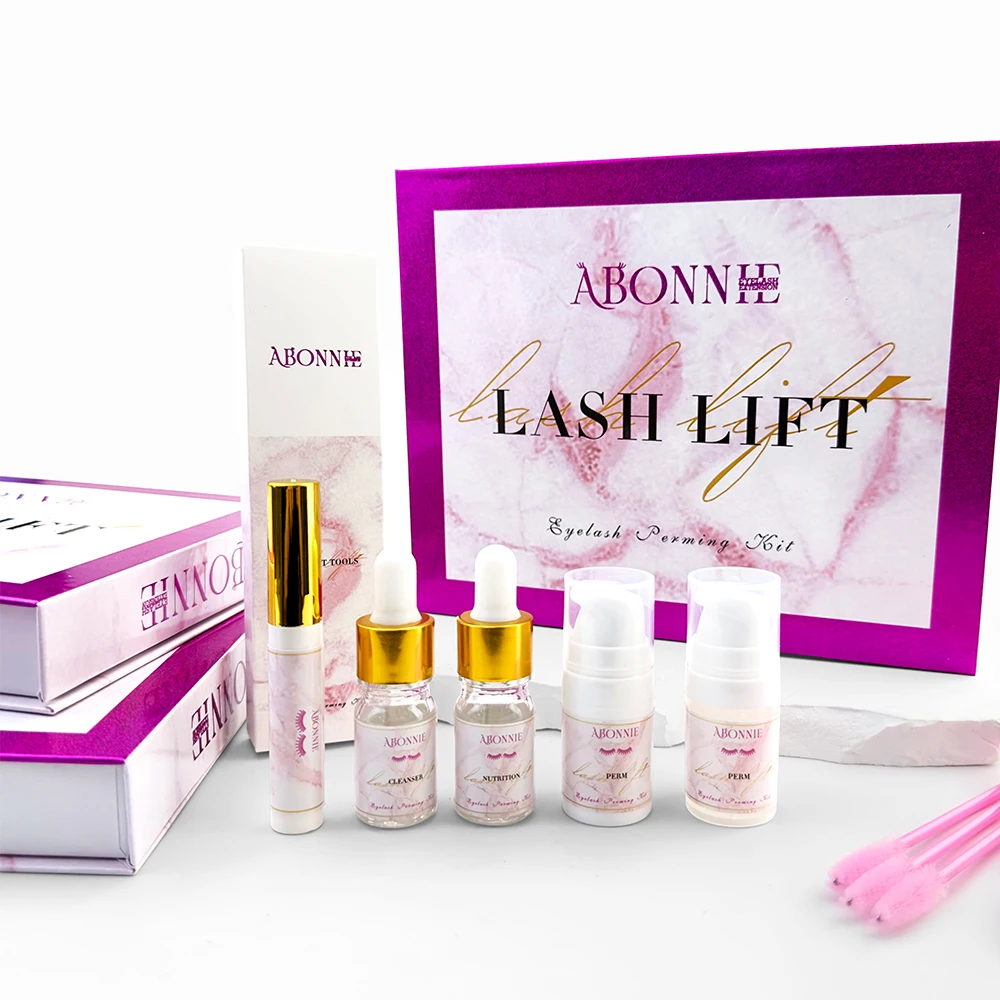 

Abonnie Eyelash Lifting Kit Product Professional Set Glue Perming Professional Eye Lash Lift Balm Perm Kit With Perfume Sme