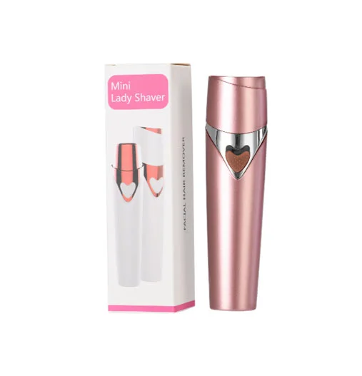 

Hot Sale Lipstick Design Personal Skin Care Mini Hair Remover Female Mini Electric Shaver, 2colors