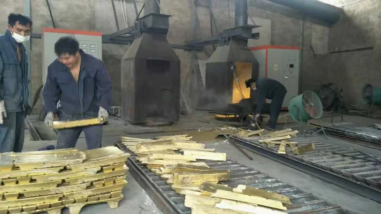 medium frequency induction casting machine