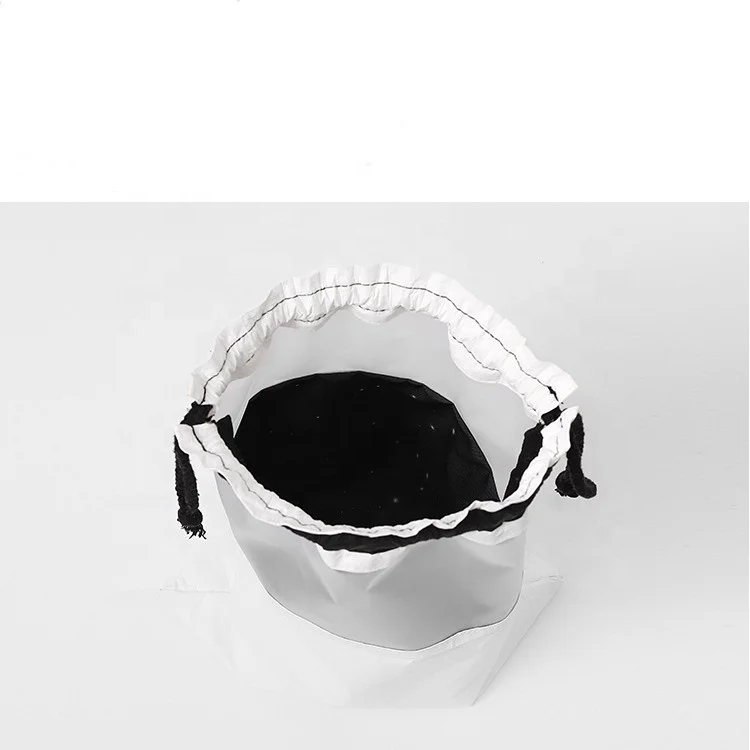 

New style recycle paper eco logo Chopsticks waterproof personalized drawstring bags recycled