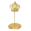 gold crown Table Number Holder Menu display holder