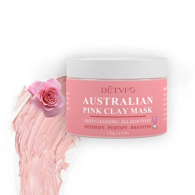 

Hydrating Face Mask Kaolin Clay 120g pink sea dead mud mask rose pink mud mask