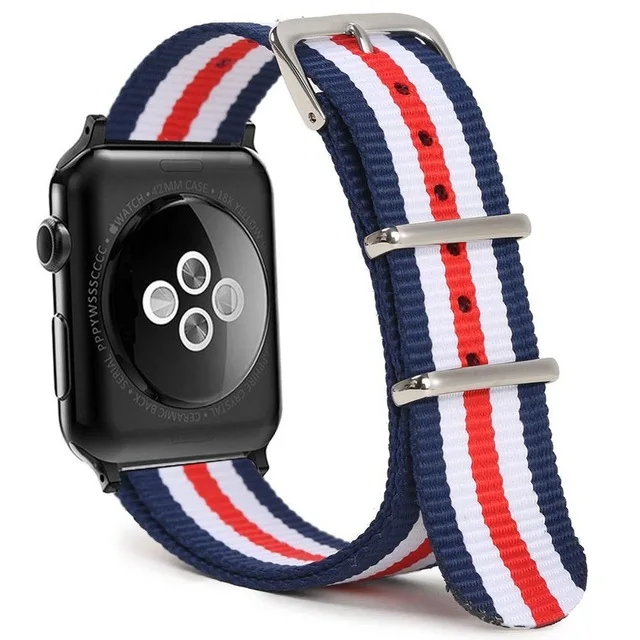 

Eastar Woven Nylon Watch band strap for apple watch 42mm 38mm fabric-like strap for iwatch 5/4/3/2/1 wrist band nylon watch band, 12 colors