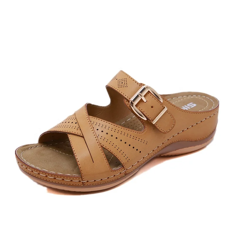 

Best selling women's non-slip adjustable sewing thread beach slippers manufacturer, Customized color