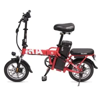 

foldable 48V350W brushless motor carbon steel frame electric bicycle