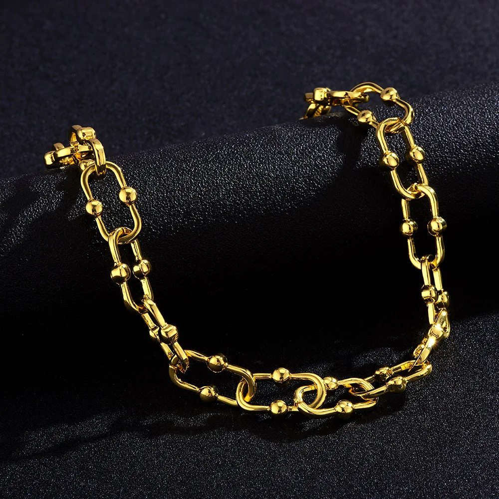 

Men Hip-hop Cuban Chain Necklace Silver Alloy Rhinestone Cuban Punk Choker Link For Girl Fashion Accessories Jewelry Gift Chain, Silver / gold color