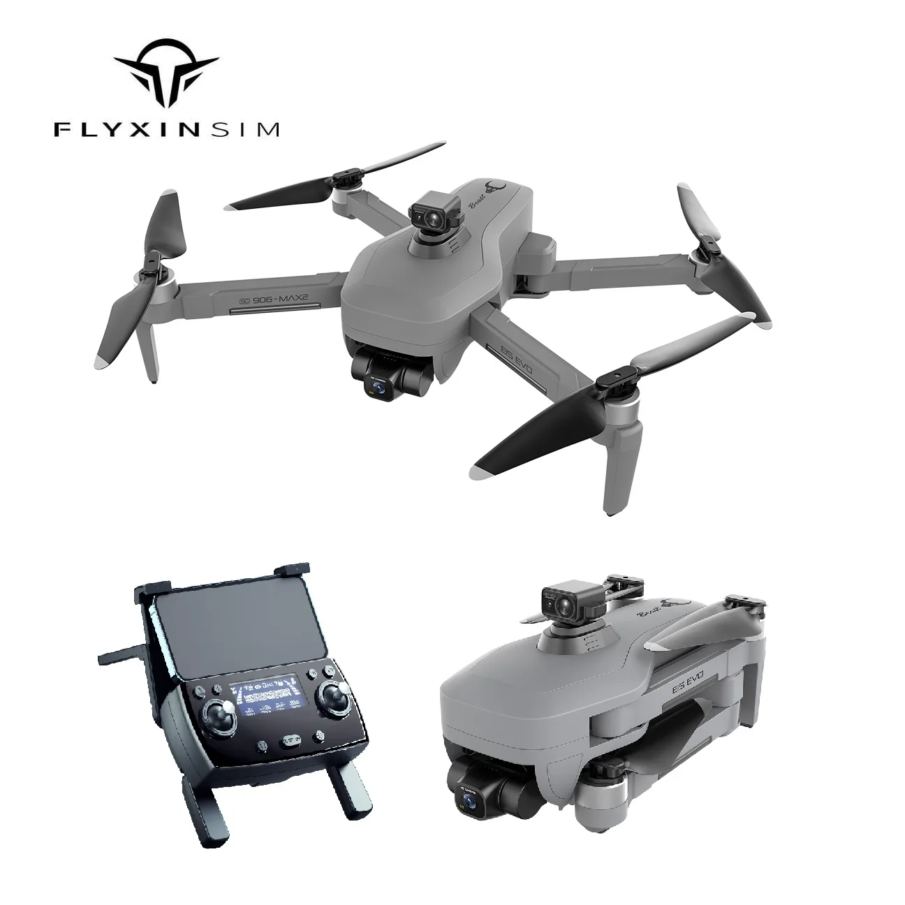 

FLYXINSIM Newest SG906 MAX2 EIS 4K Obstacles Avoidanc 3 Axis Gimbal Repeater Brushless Drohne quadcopter drones profesionales