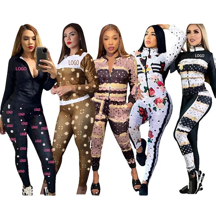 

Autumn Winter Women Designer And Pants Set Casual 2 Piece Tracksuit Jogging Set Custom Logo Fall Two Piece Pants Set