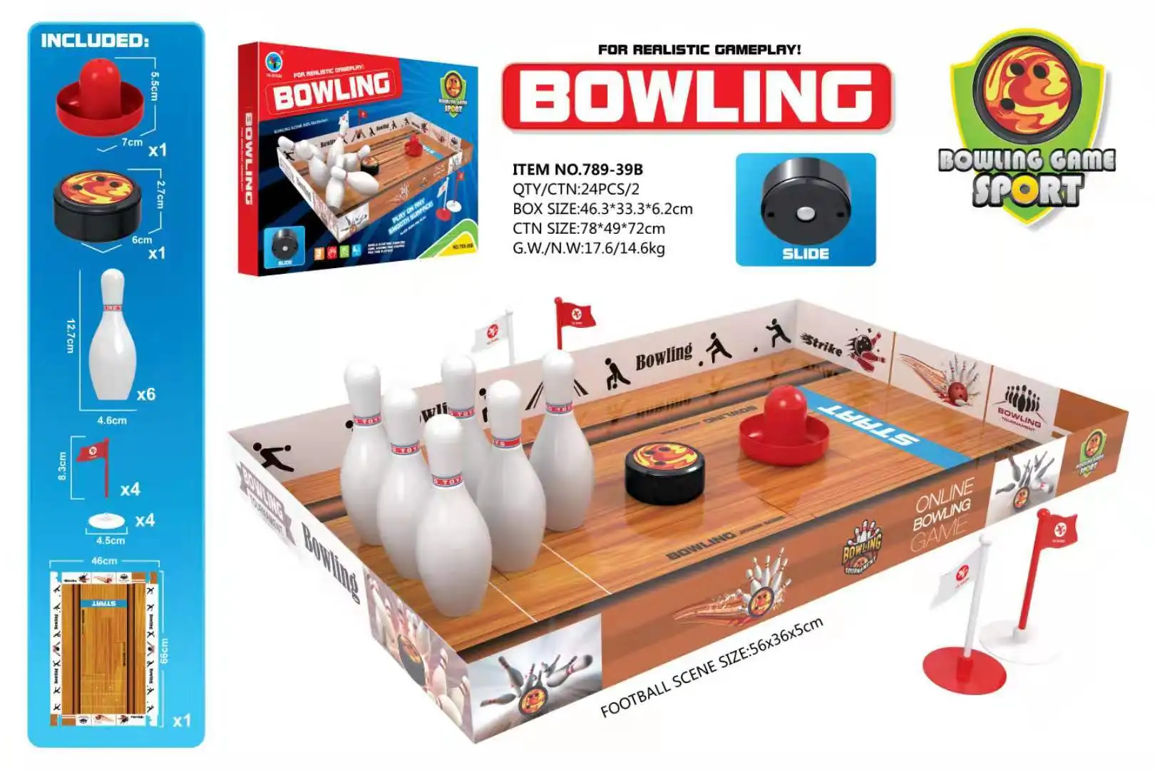 cardboard bowling game
