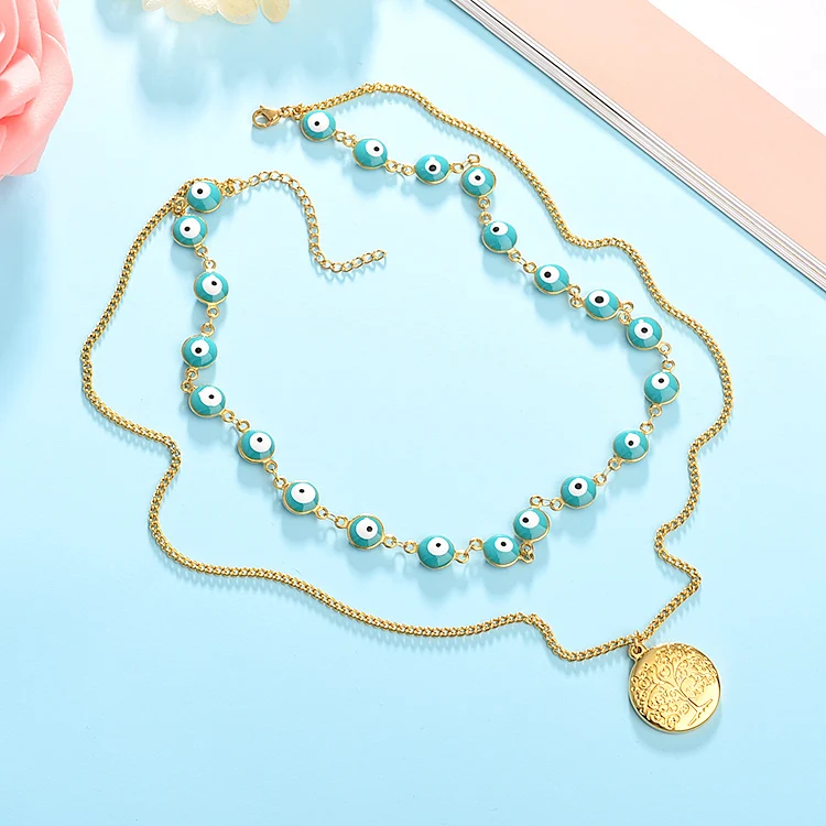 

Titanium Jewelry Stainless Steel Women 18k Gold Plated 316l Necklace