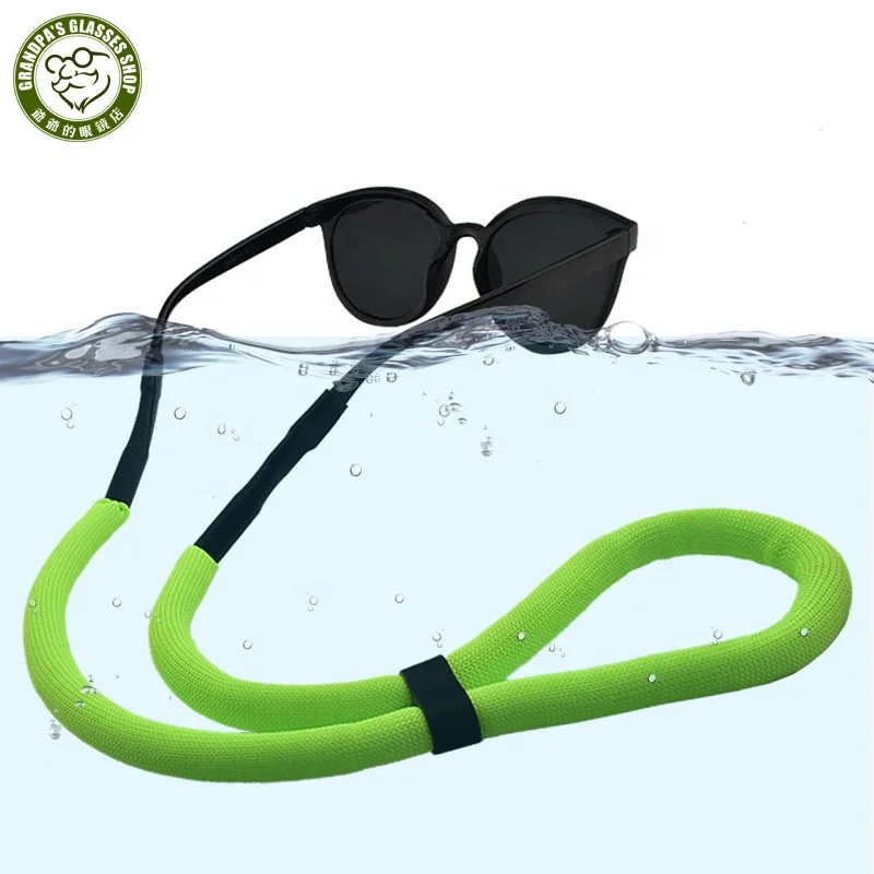 

Custom Factory Price Fashion colorful Foam Water sports Buoyancy Glasses Straps Holder adjustable floating sunglasses lanyard