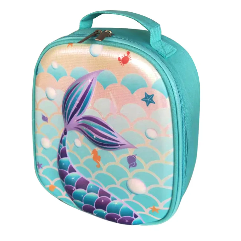 

Custom cartoon bento picnic lunch box 3d animal children's mini student portable insulated cooler bag for fro zen food