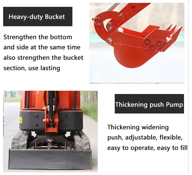 0. 8 Ton 1 Ton High Quality Small MIni Crawler Excavator