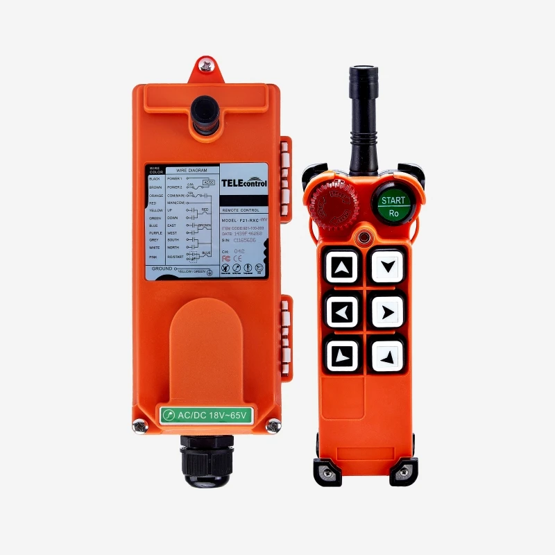 

Telecontrol F21-E1 industrial crane wireless radio remote control