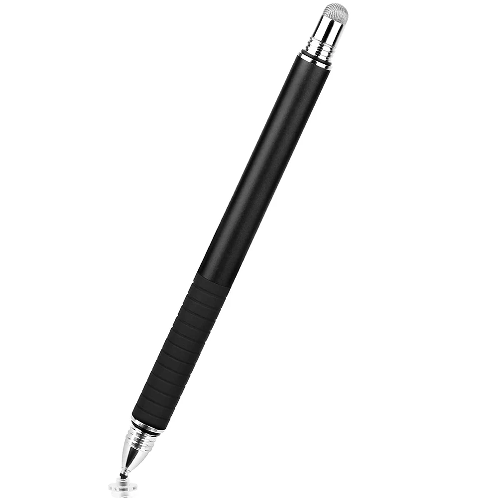 

2-in-1 Stylus Precision Disc Styli Touch Screen Pen for iPads, Tablets, iPhones, Smartphones, Samsung Galaxy, Black