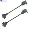 Customized 90 degree DB9 RS232 Serial Cable Right angle DB9 RS232 Serial Extension Cable - Male to Female Cable