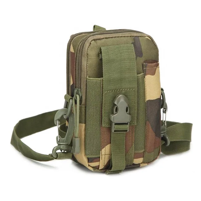 

Trendy Detachable Shoulder Pack Survival Hunting Bag Tactical Molle System Waist Bag