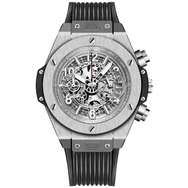 

Fashion Classic Silicone Strap quartz New Custom Luxury Wrist Watch For Men