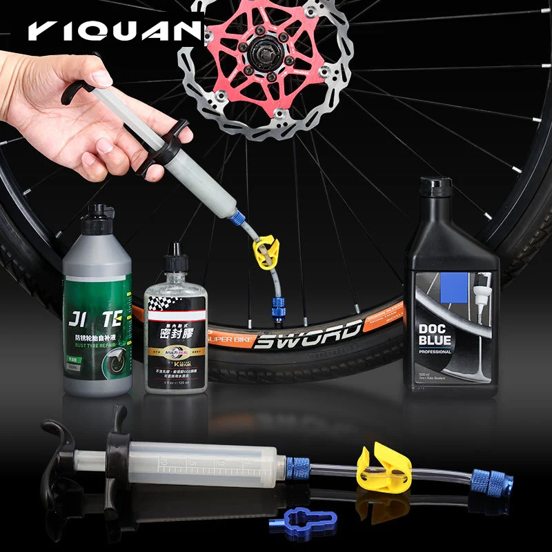 

Bicycle Tubeless Tyre Self-rehydration Injection Tool Mountain Road Bike Tyre Repair Fluid Filling Syringe