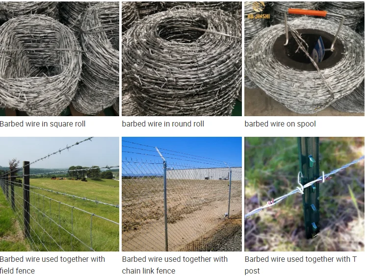 High Quality Barb Wire Price Per Roll / Galvanized Barbed Wire Farm ...