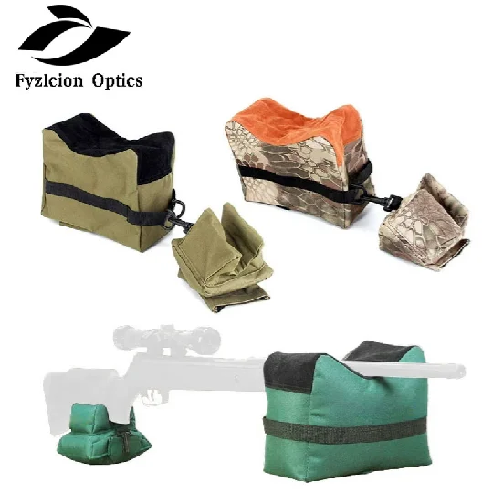 

Hunting Rifle Range Bench Accessories Front and Rear Rest Bag Sets 600D Oxford Material for Tactical Sniper