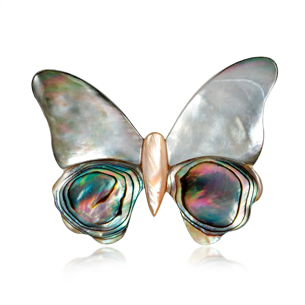 

Personalized Butterfly Shell Brooch Fashionable Women's Brooch Simple Exquisite Creative Brooch, Colorful