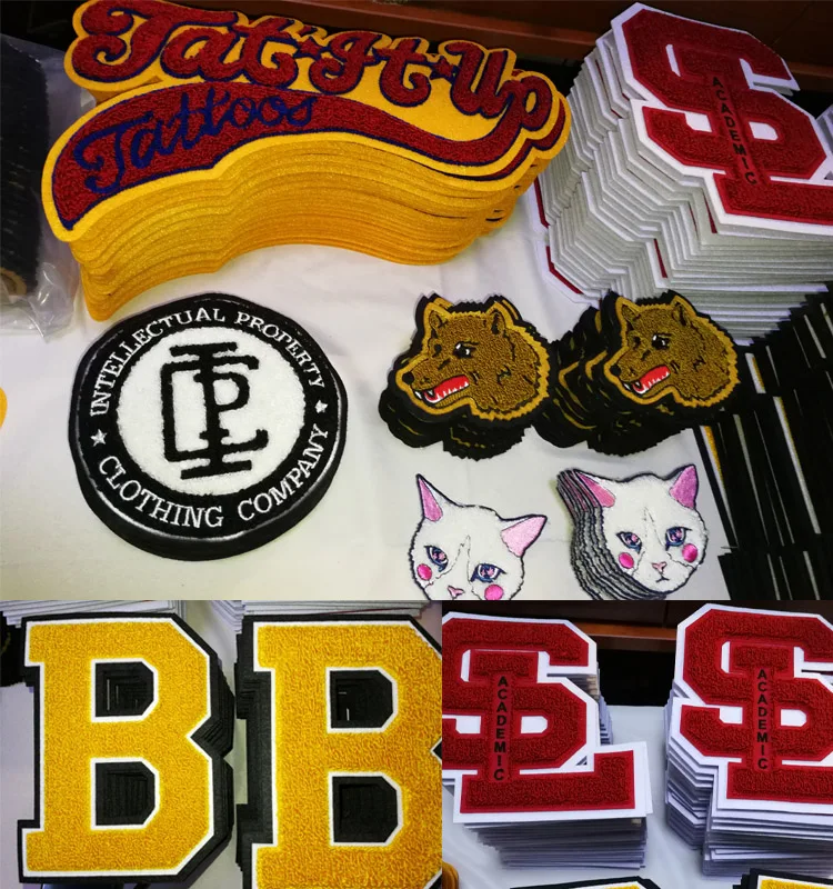 custom kitty chenille patches