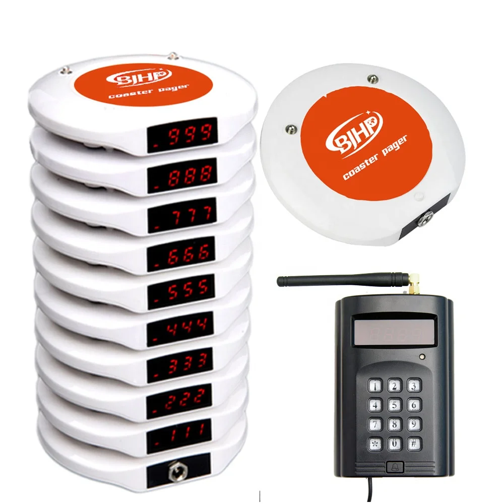 

2020 restaurant Wireless Calling Equipment Vibrating Coaster Pager