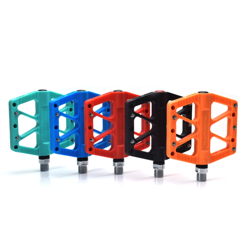 

2023 hot sale FMFXTR mountain bike nylon fiber pedals widened tread road bike Perrin bearing non-slip pedals