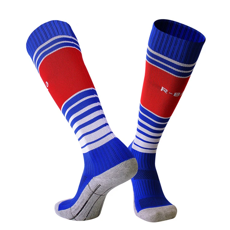 

OEM Wholesale Custom Logo Man Athletic Nonslip Football Socks Sports Sock, As picture shows