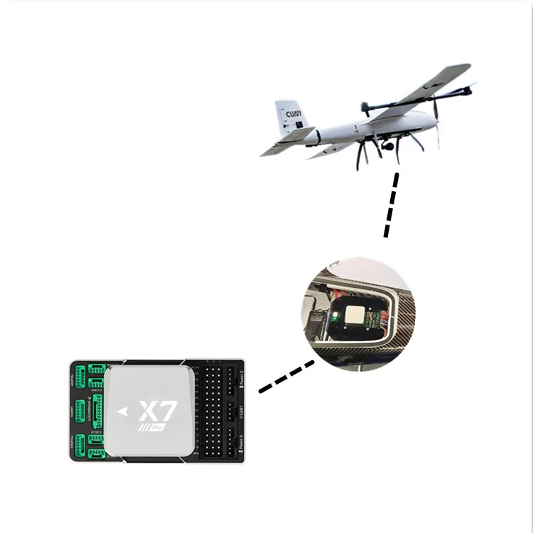 

Free shipping CUAV X7 Pro drone autopilot h7 flight controllers expensive flight controller board