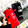 New design Comme des Garcons PLAY mobile phone case for X XR xs max